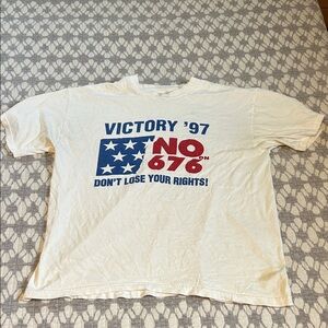 Vintage Political Shirt with Charlton Heston Quote
